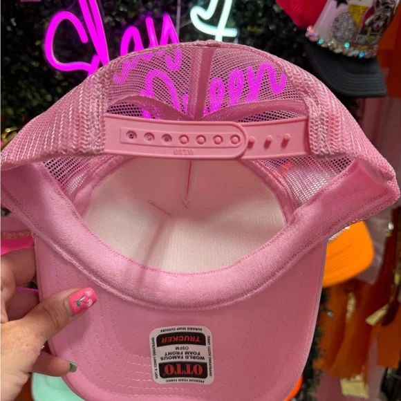 TRUCKER HAT - NWT Otto - Bride Themed Hat! Handmade by Me! 🤩💖🪩 - Picture 3 of 3